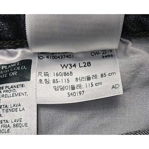 Levi's 501 S xx Mens Black Broken In Denim Jeans 34 X 28, See Photos, Read - Picture 11 of 11